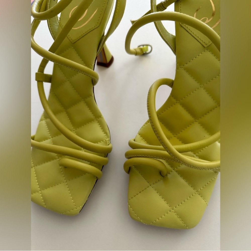 Sam Edelman Women's Heeled Sandal size 9 Kiwi NWT - Picture 2 of 10